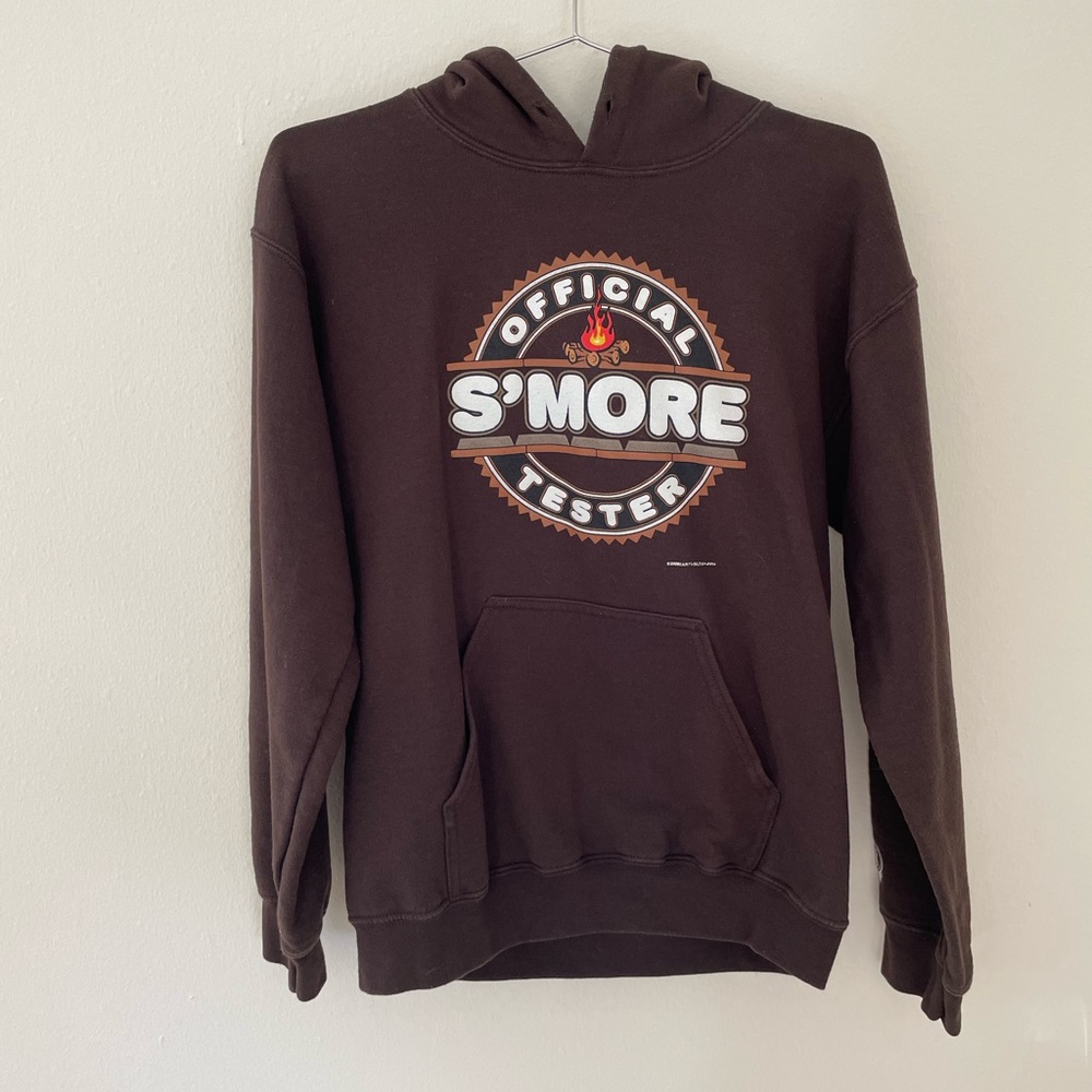 HERSHEY’S Brown Hoodie made by Gildan Size Small